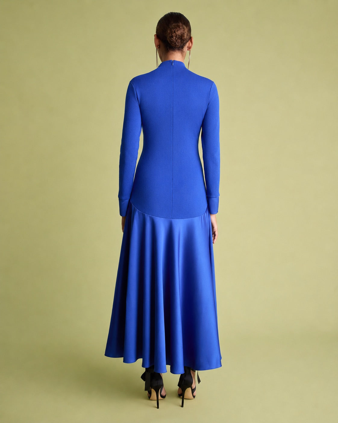 Acacia Bright Blue Mockable Midi Dress