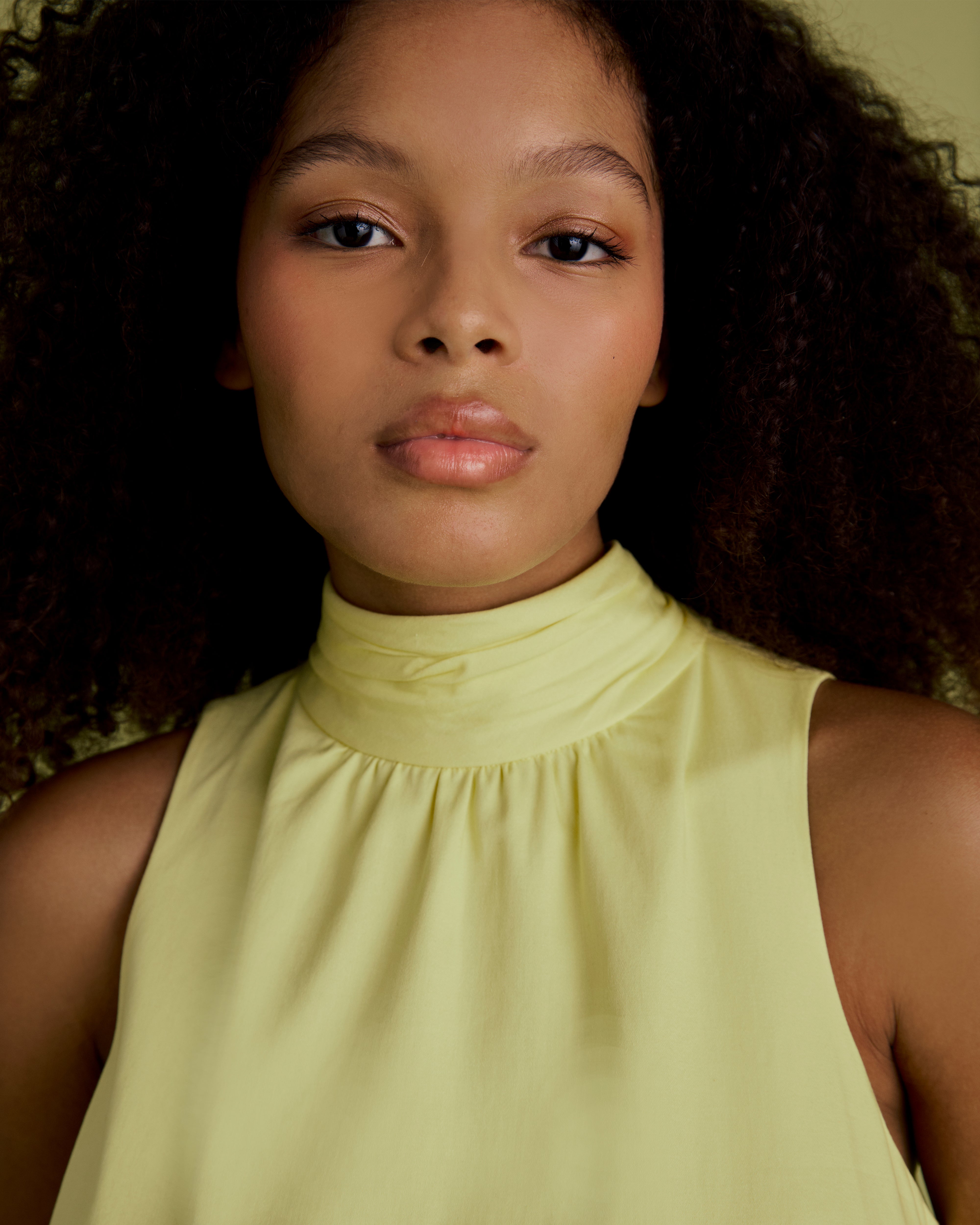 Tie Back Cotton Midi Dress