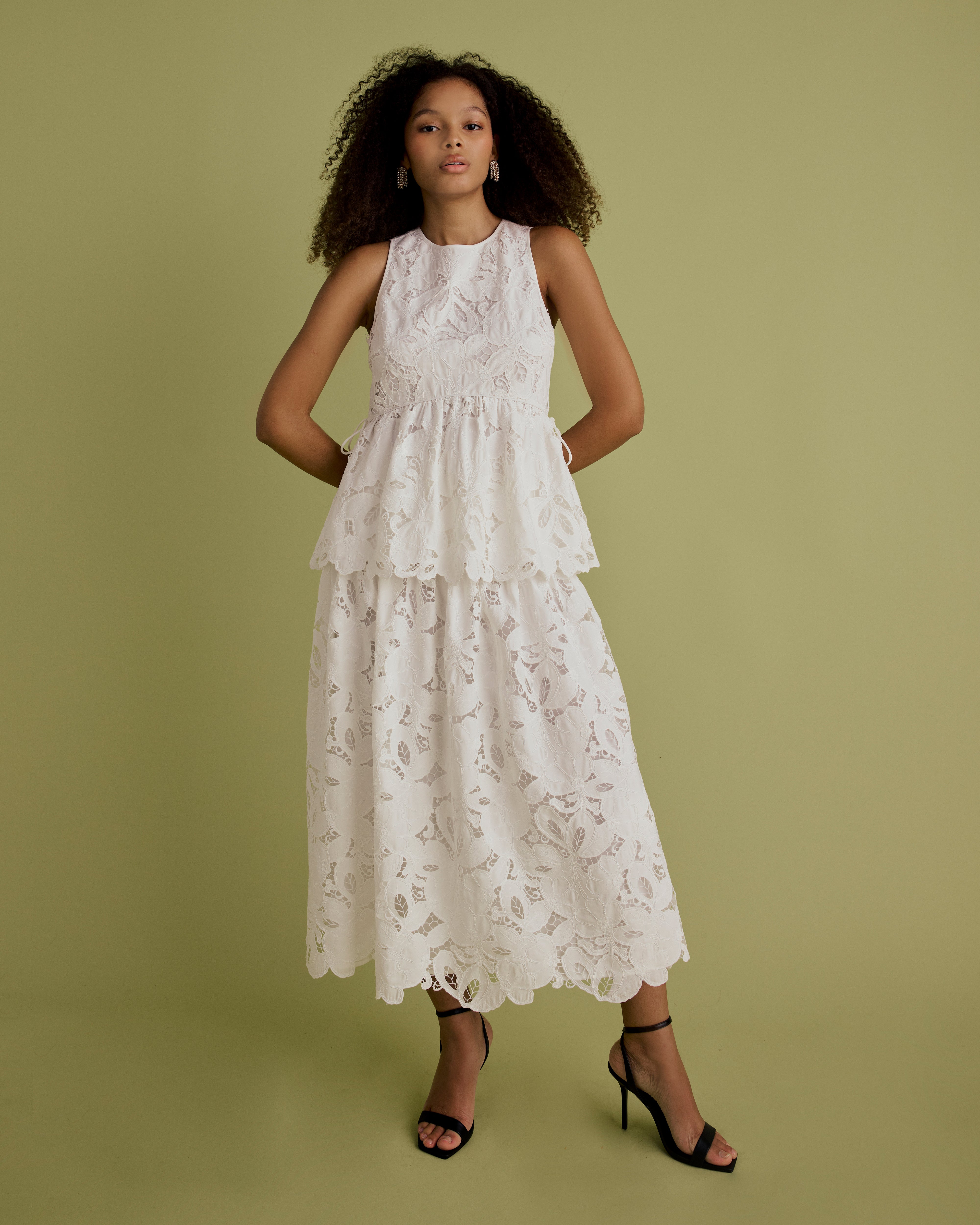Lace Peplum Top – Florere