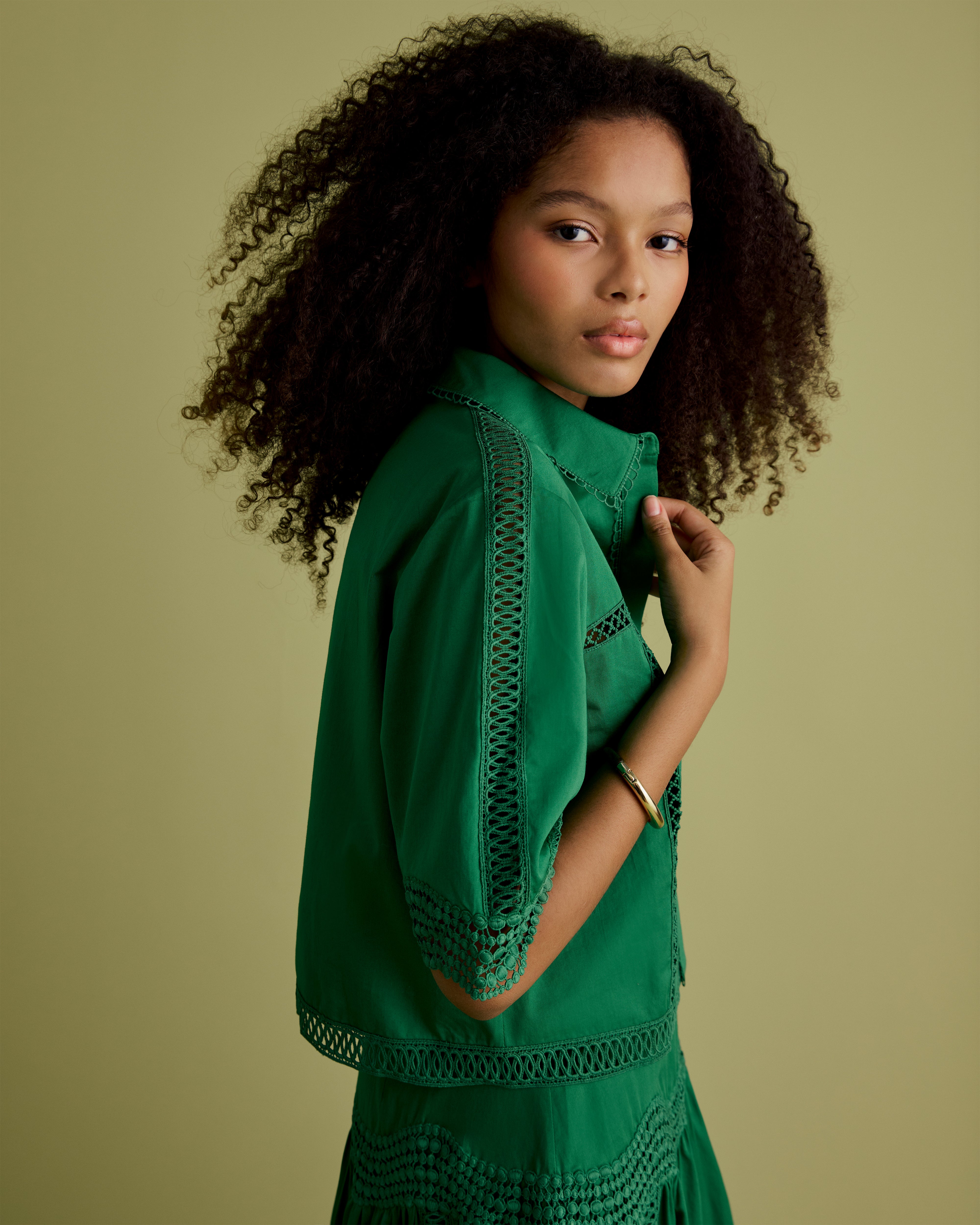 Lace Detail Cotton Top