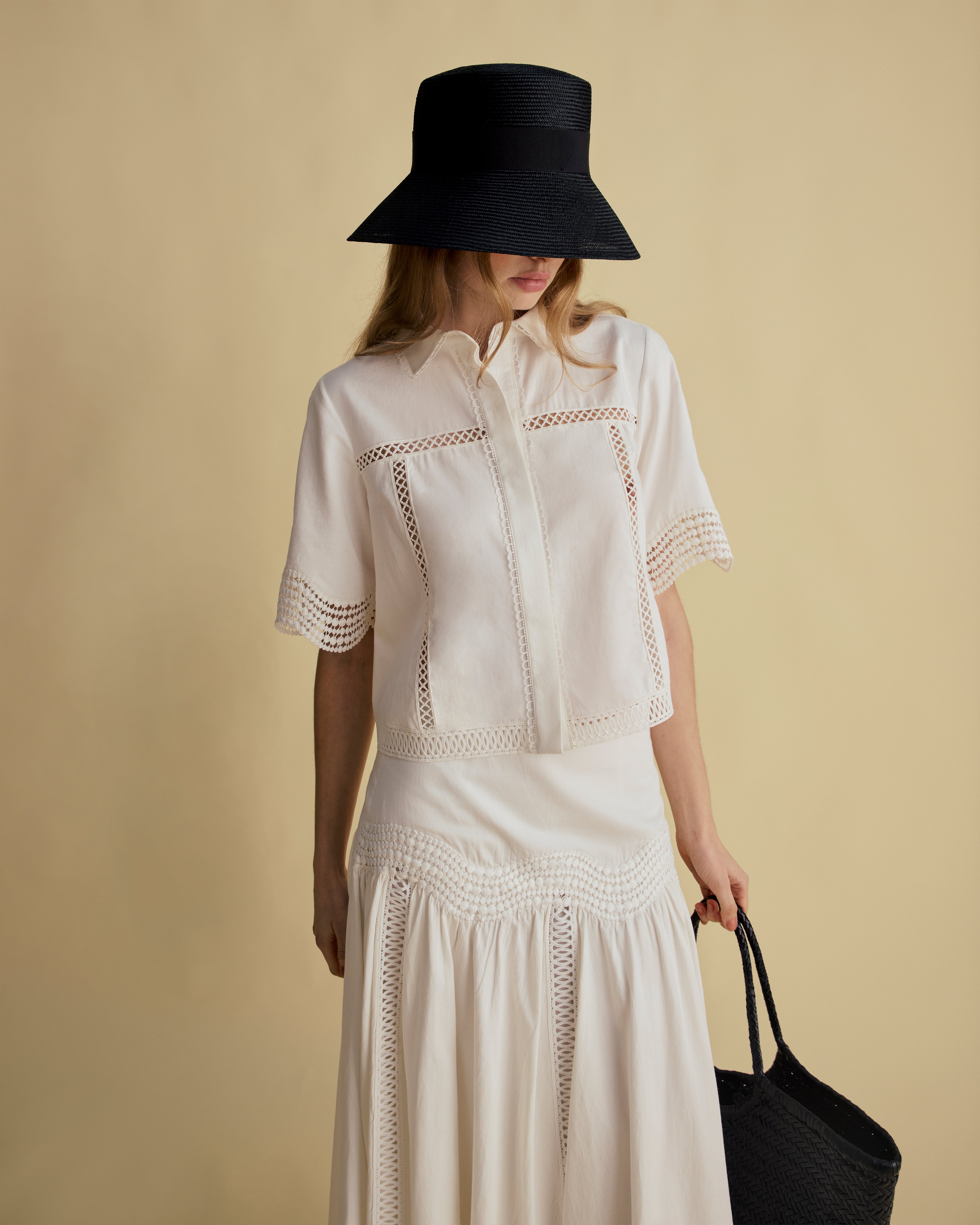 Lace Detail Cotton Top