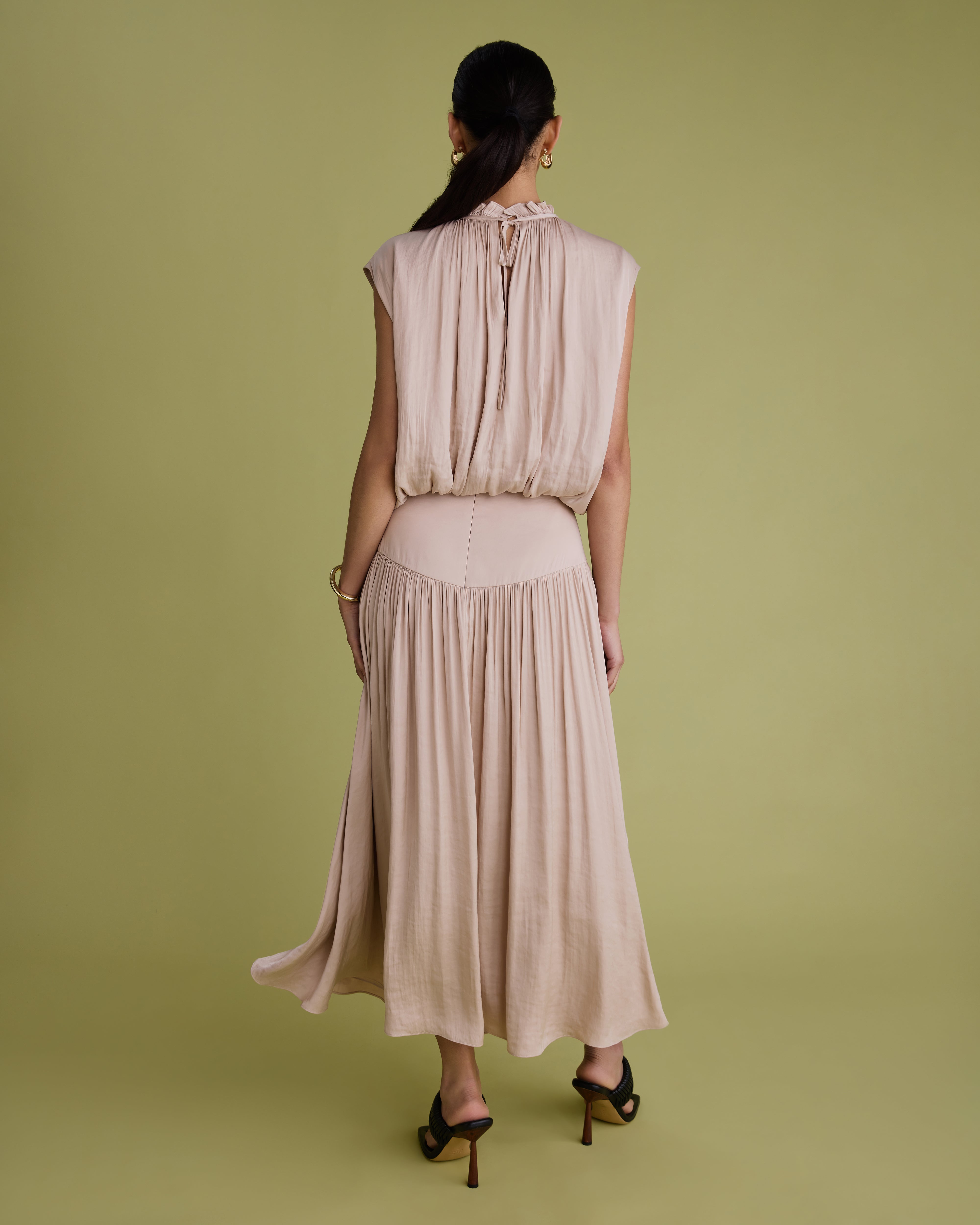Frill Detail Blouson Top