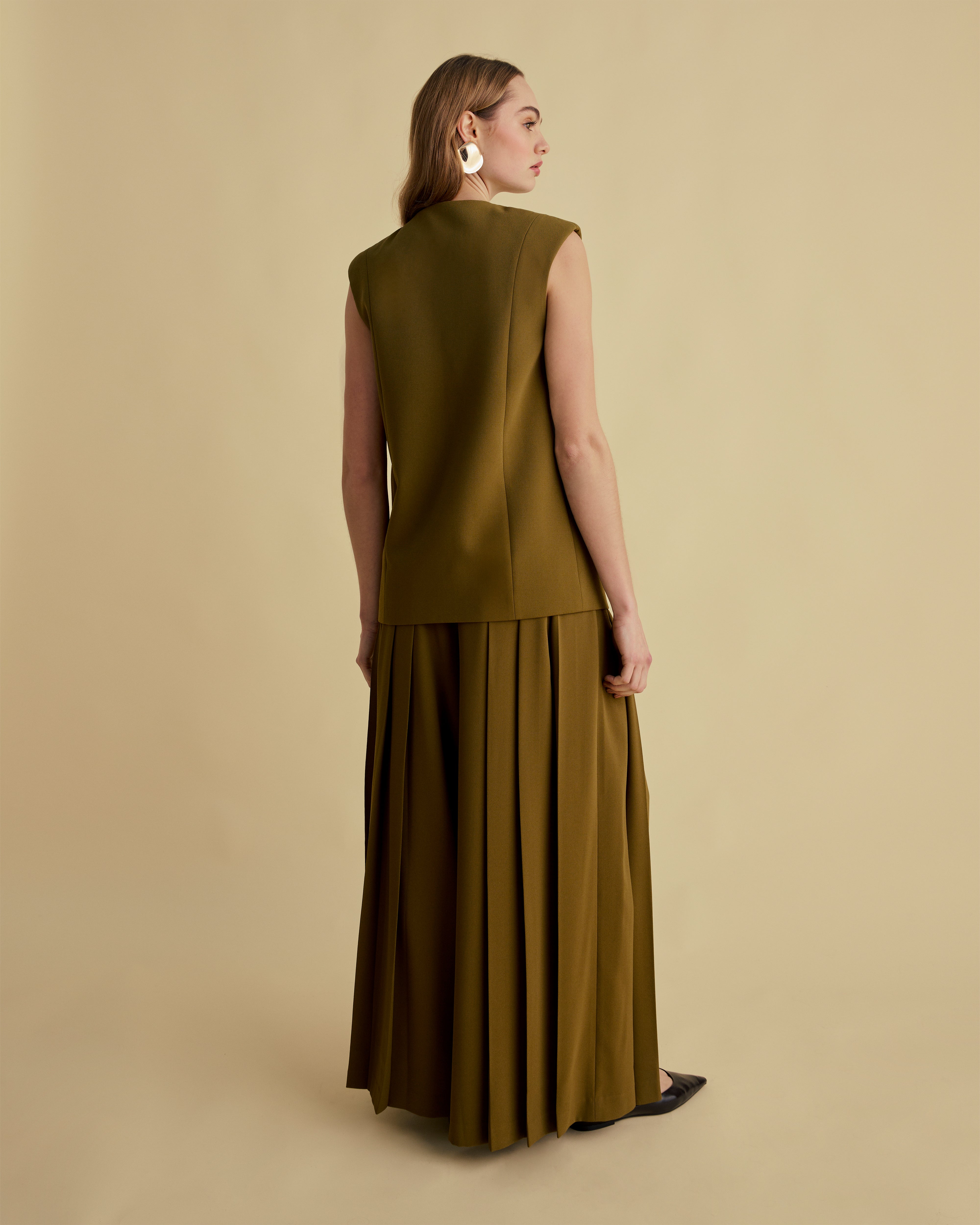 Deep Pleat Wide Leg Trousers – Florere Deep Pleat Wide Leg Trousers – Florere