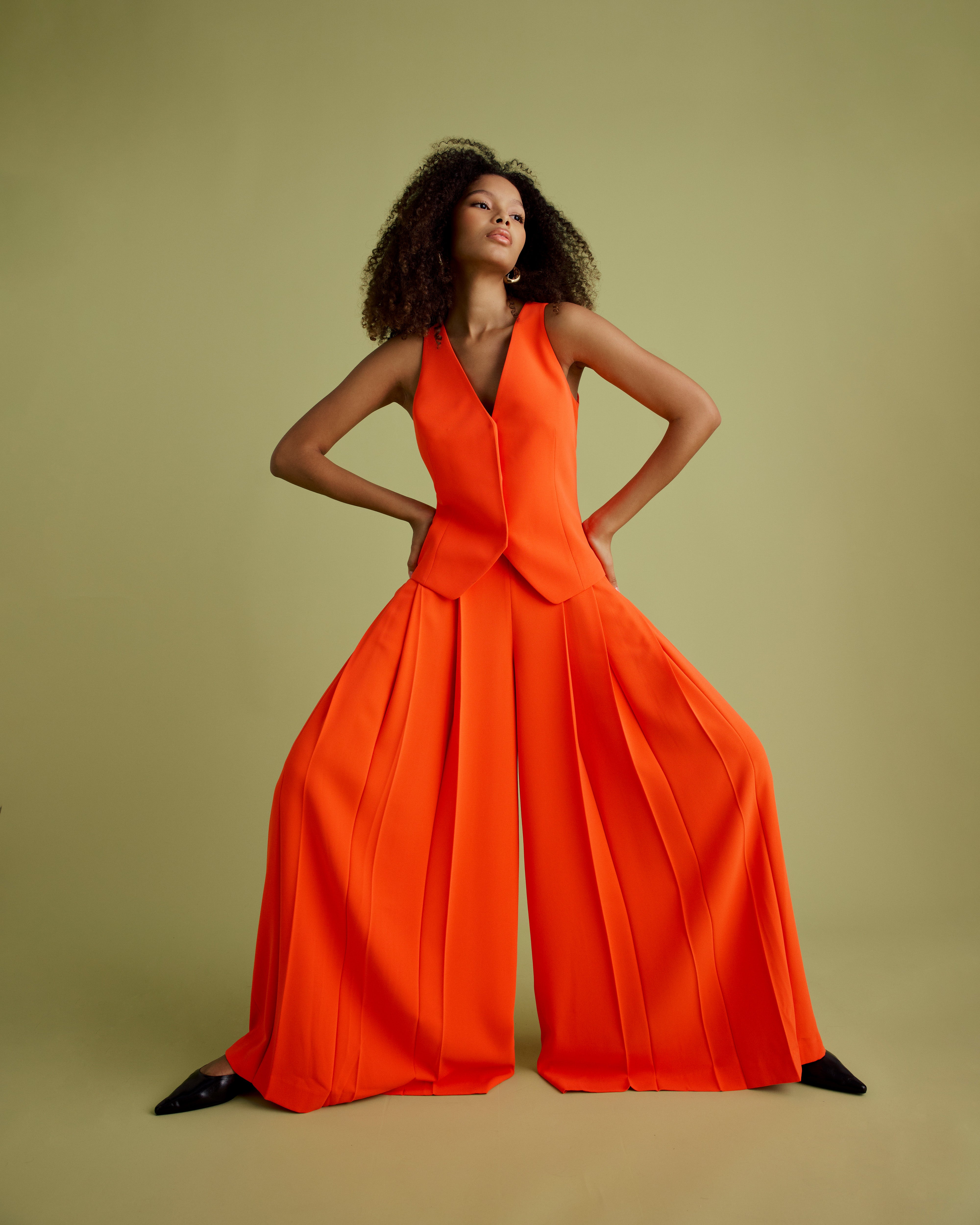 Deep Pleat Wide Leg Trousers – Florere