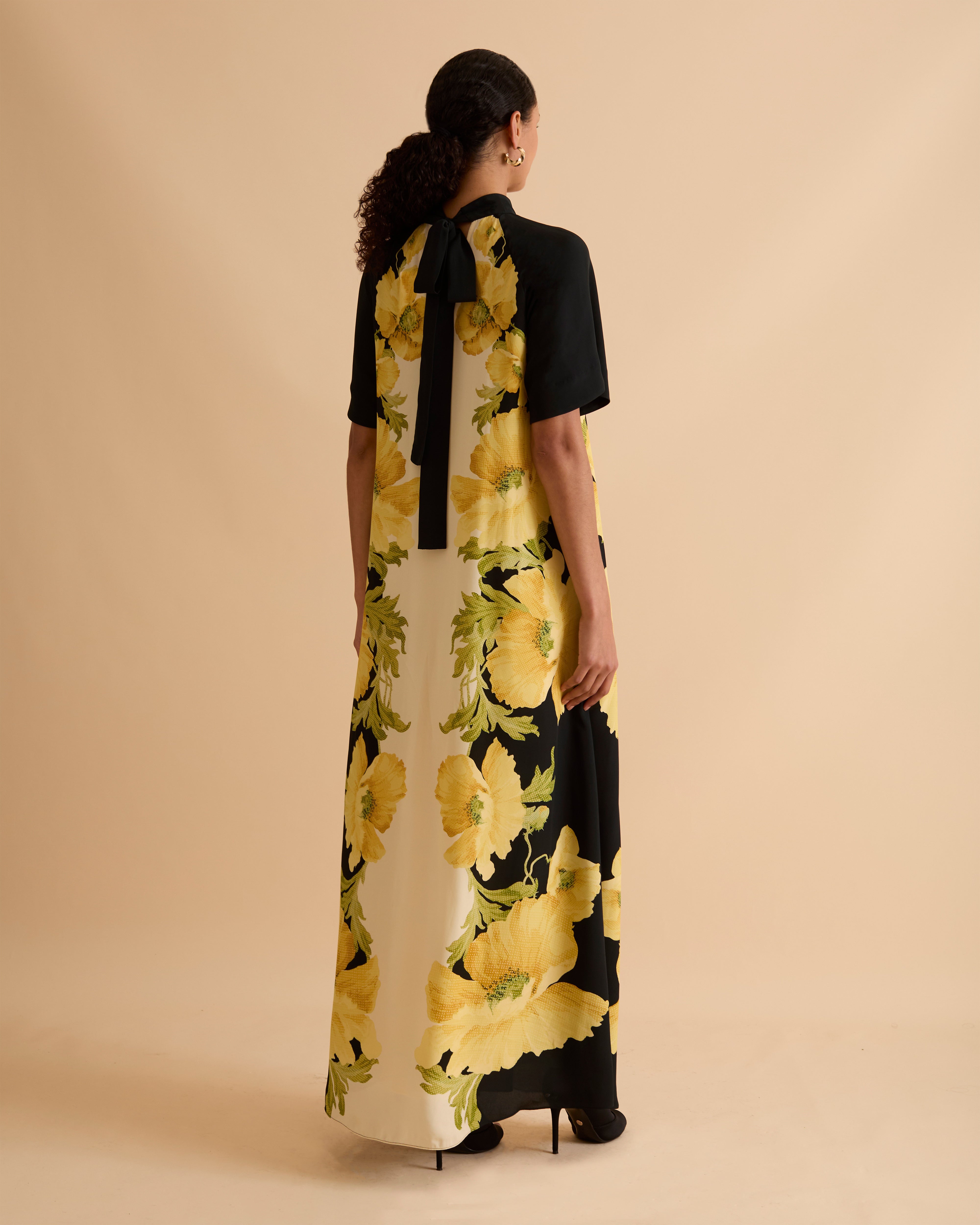 Printed Column Maxi Dress – Florere Printed Column Maxi Dress – Florere